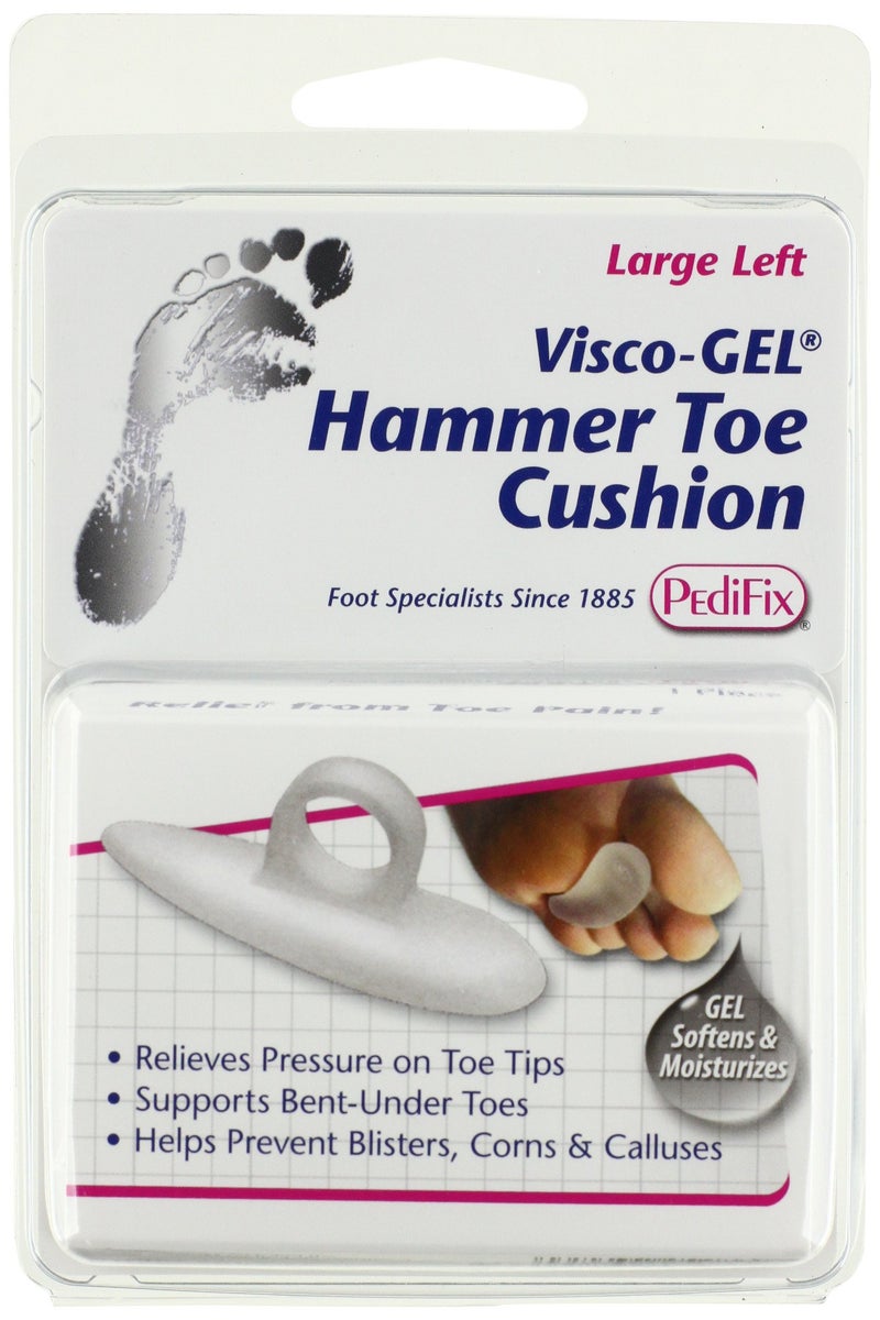 PediFix Visco-gel Hammer Toe Cushion, Large Left - Image 1